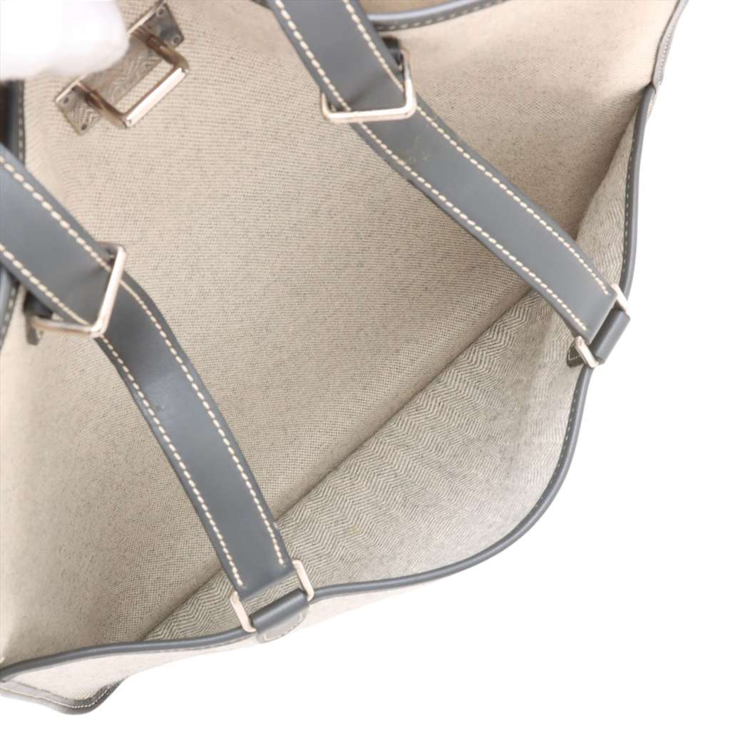 Hermès Toile H Cabas Sac Jumping - 4
