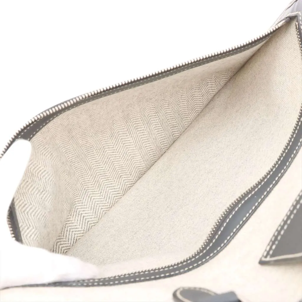 Hermès Toile H Cabas Sac Jumping Brown Canvas Good - Box View