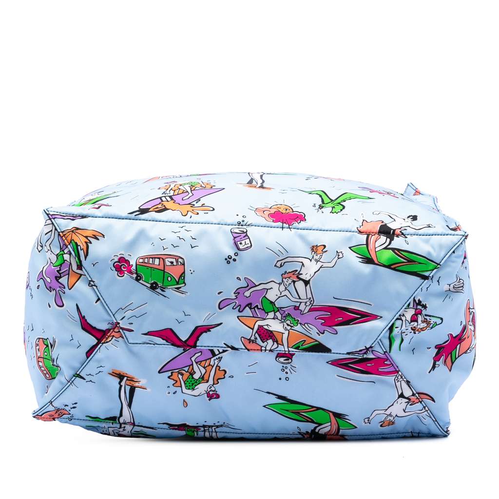 Prada Tessuto Stampato Surf Tote - 3