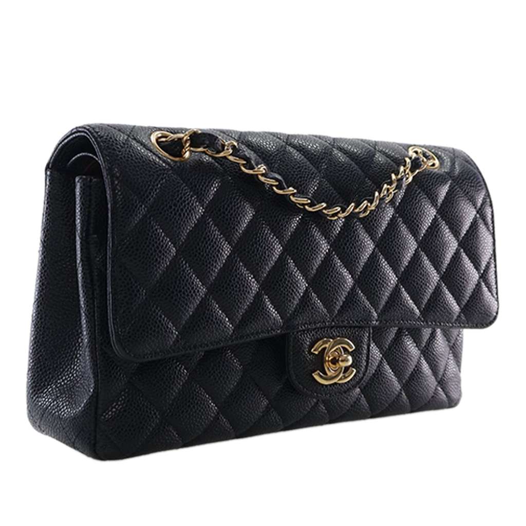 Chanel Medium Classic Caviar Double Flap - 3