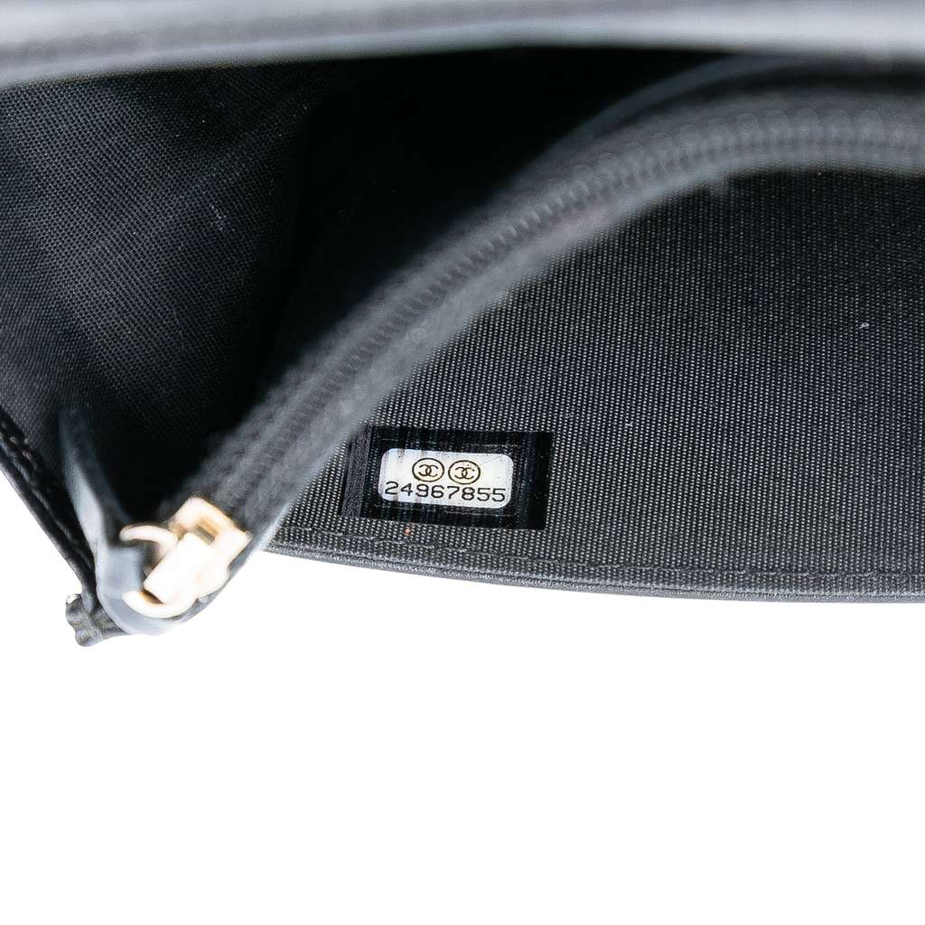 Chanel Chevron Caviar Boy Wallet On Chain - 5