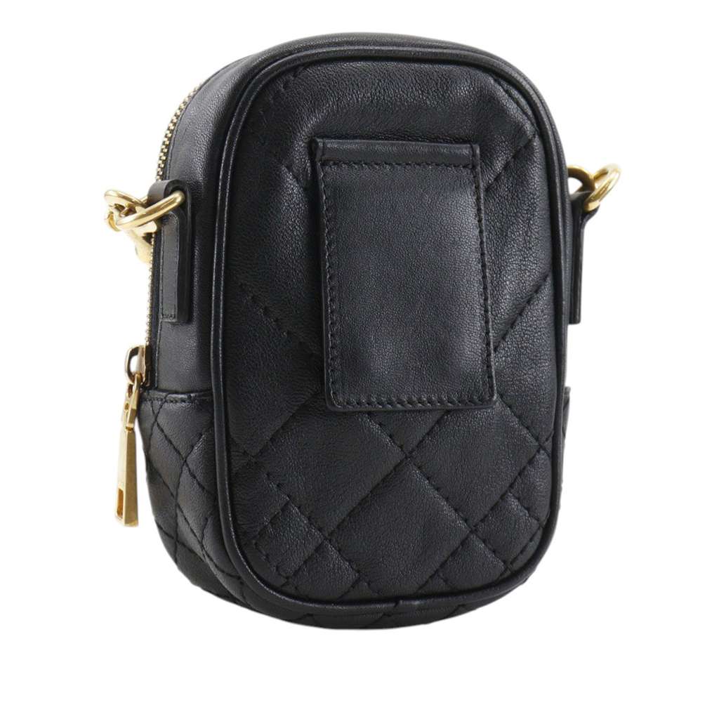 Versace Quilted Leather Medusa Belt Pouch Crossbody - 2
