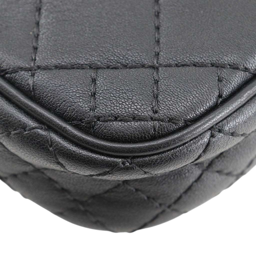 Versace Quilted Leather Medusa Belt Pouch Crossbody - 4