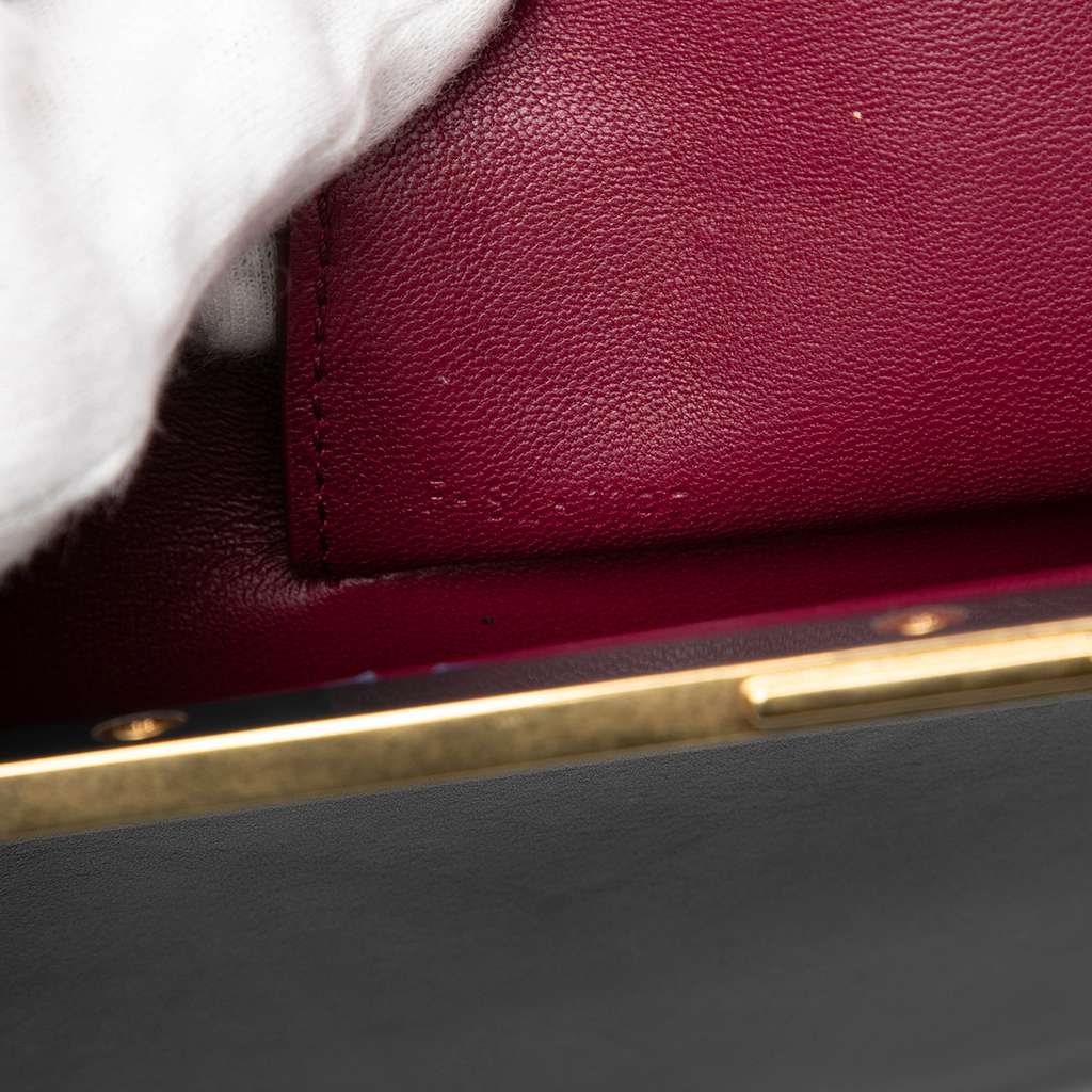 Celine Mini Leather Clasp Crossbody - 5