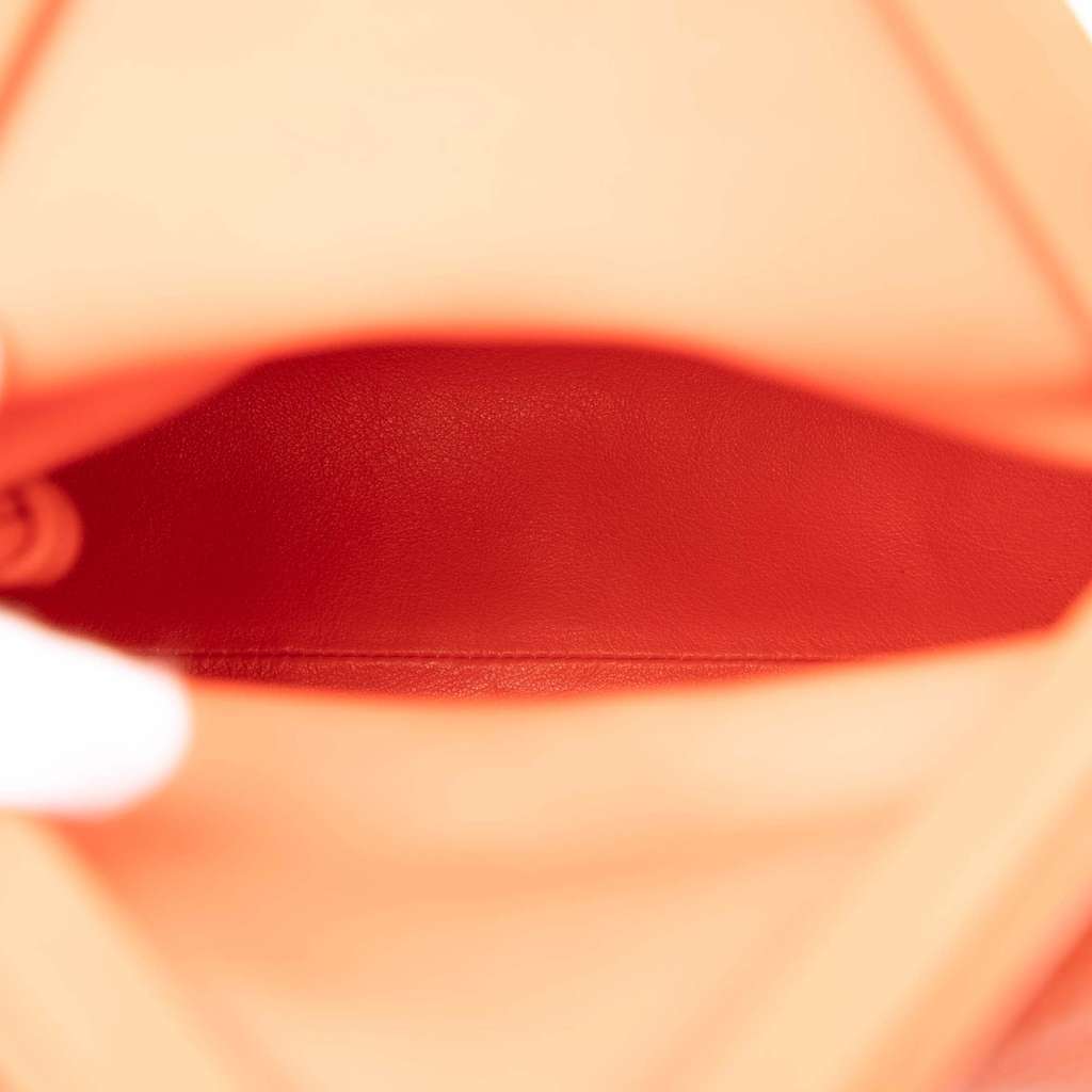 Bottega Veneta Lambskin Trine Fold Over Clutch - 4