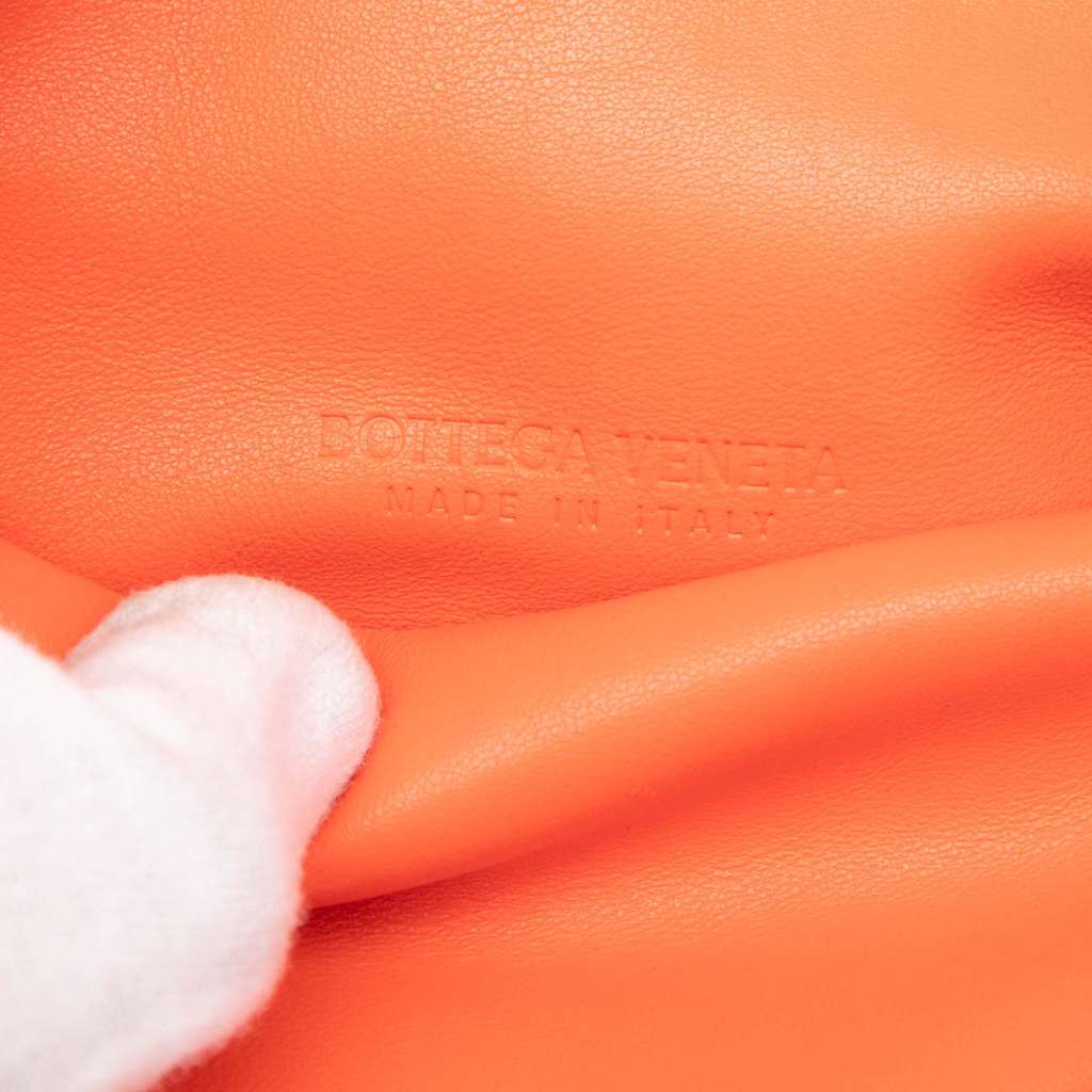 Bottega Veneta Lambskin Trine Fold Over Clutch - 5