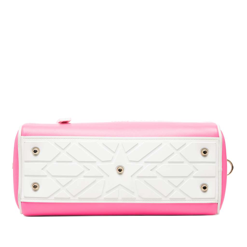 Dior Small Leather Dior Vibe Zip Bowling Bag - 3