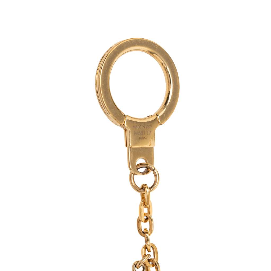 Louis Vuitton Gold Plated Monogram Speedy Trio Chain Bag Charm - 5