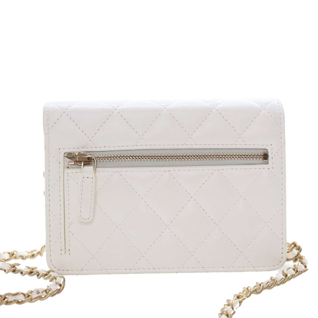 Chanel Lambskin Romance Wallet On Chain - 4