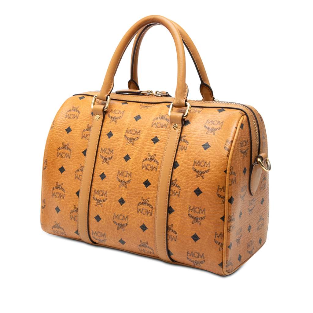 Mcm Visetos Coated Canvas Satchel - 2
