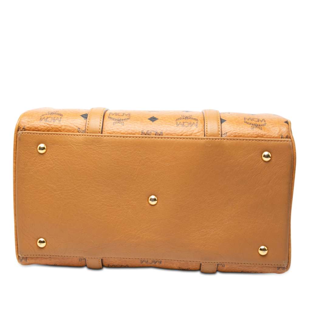 Mcm Visetos Coated Canvas Satchel - 3