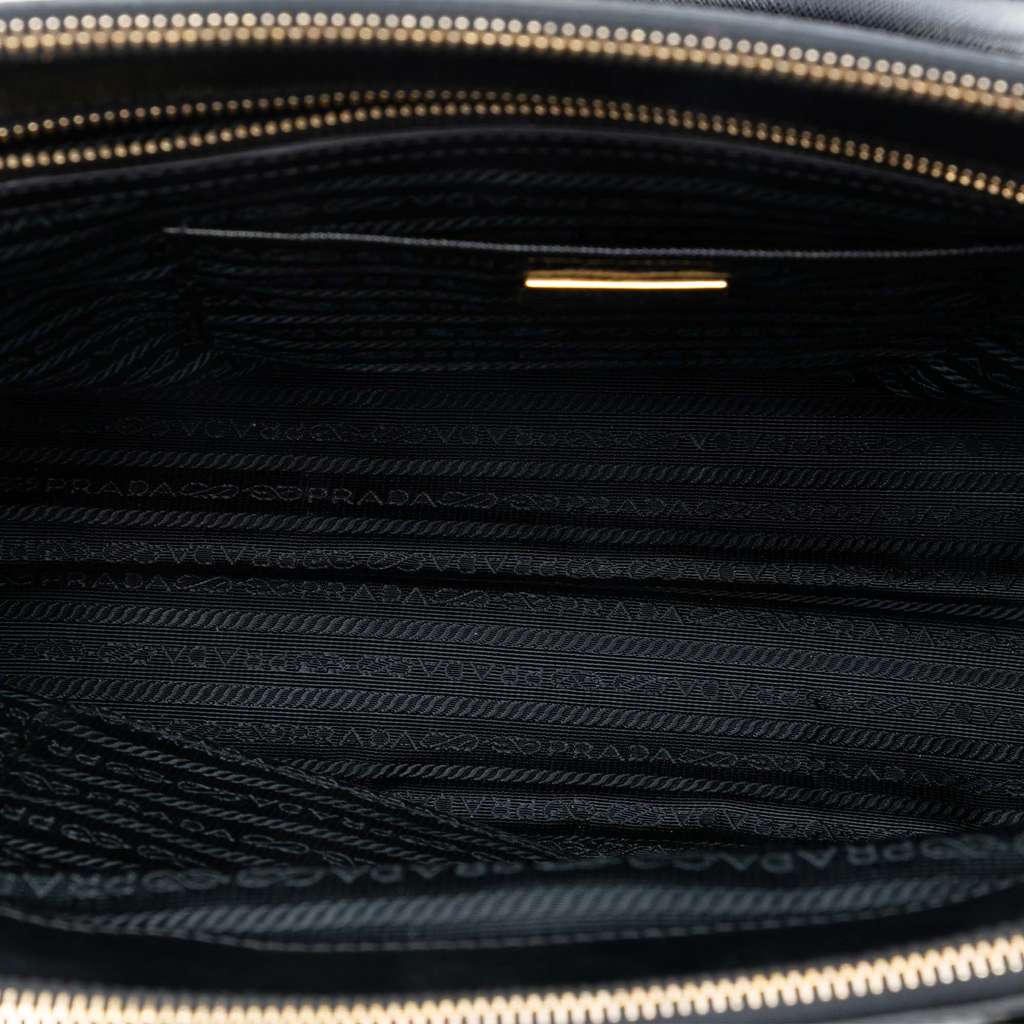 Prada Large Saffiano Lux Galleria Double Zip Satchel - 4