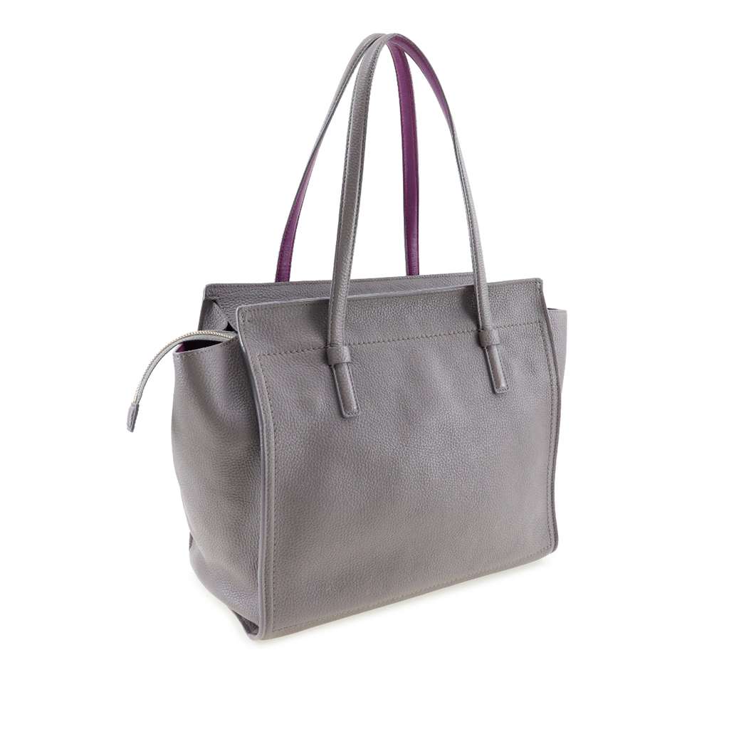 Salvatore Ferragamo Medium Pebbled Calfskin Amy Tote - 2