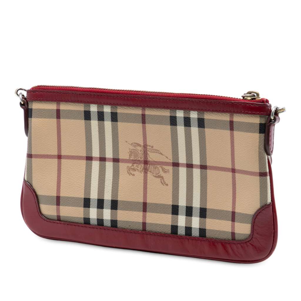 Burberry Haymarket Check Coated Canvas Peyton Crossbody - 2