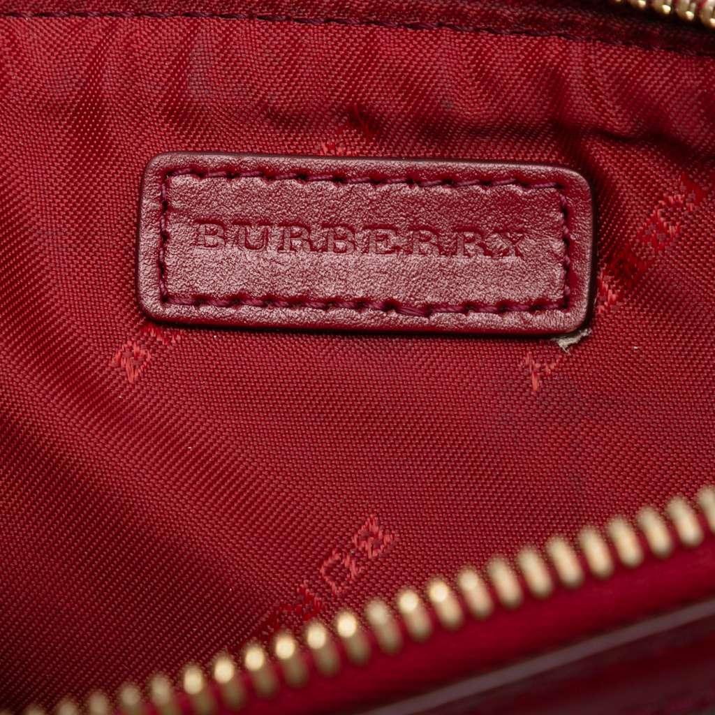 Burberry Haymarket Check Coated Canvas Peyton Crossbody - 5