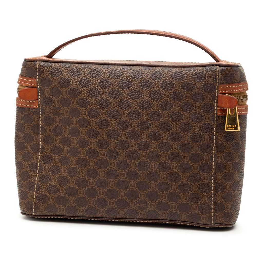 Celine Macadam Coated Canvas Vanity Bag - 2