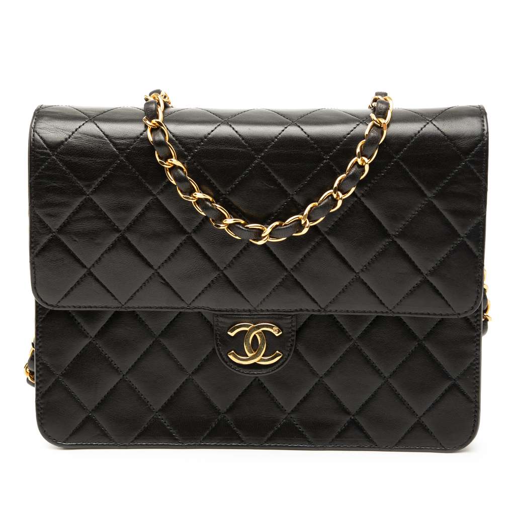 Chanel Small CC Quilted Lambskin Single Flap
