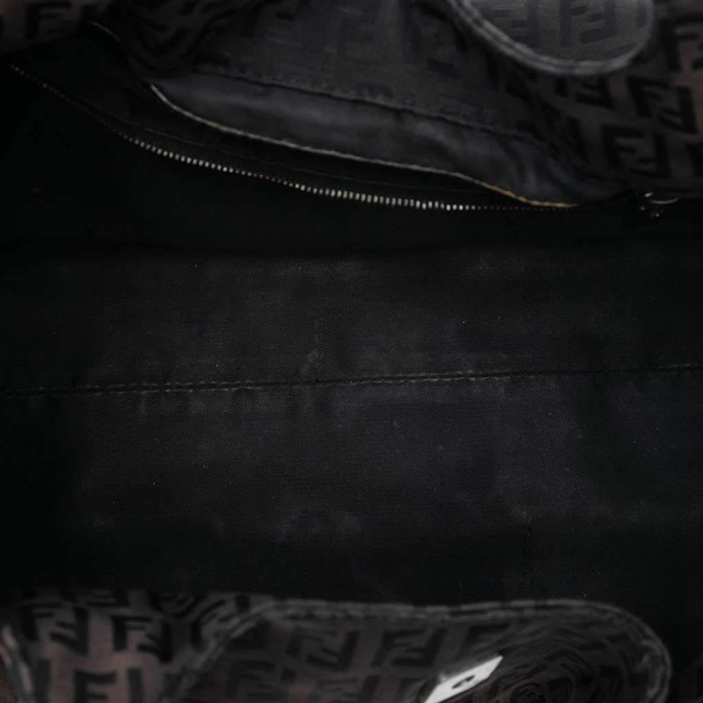 Fendi Zucchino Canvas Shoulder Bag - 4