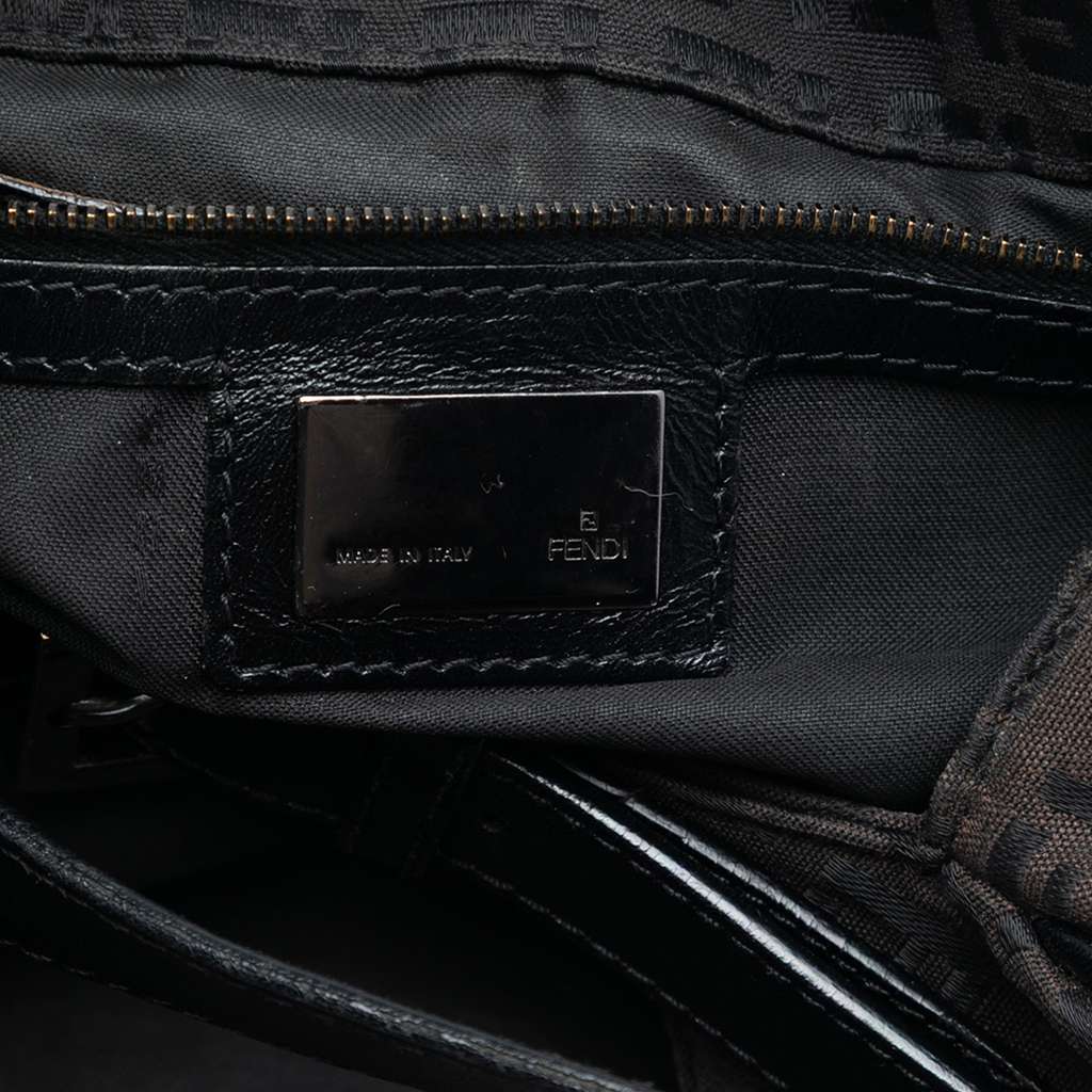 Fendi Zucchino Canvas Shoulder Bag - 5