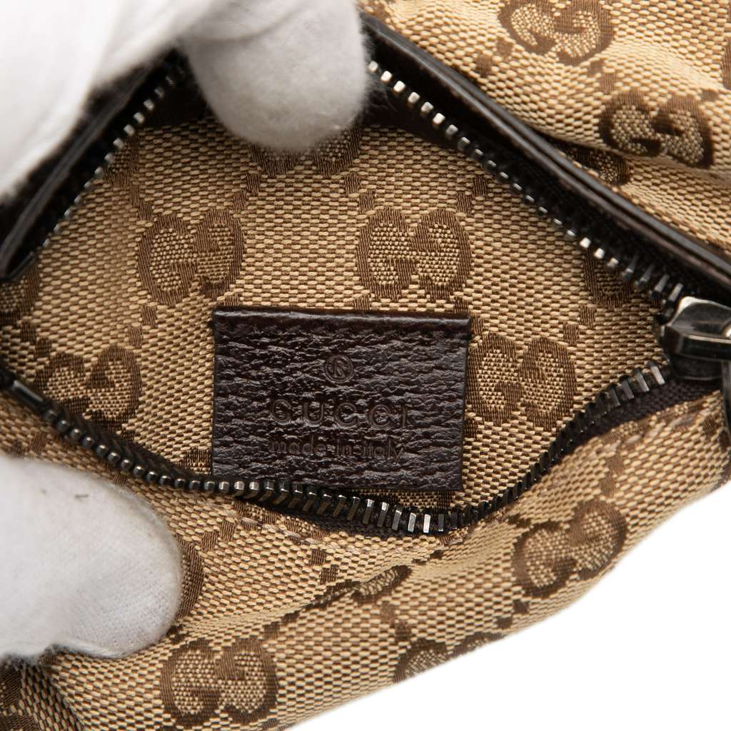 Gucci GG Canvas Double Pocket Belt Bag - 5
