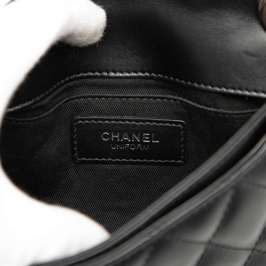 Chanel CC Quilted Calfskin Uniform Flap Belt Bag - 5