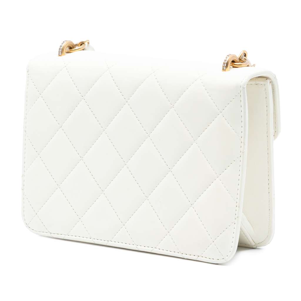 Chanel Quilted Lambskin Crystal Geometric CC Frame Flap - 2