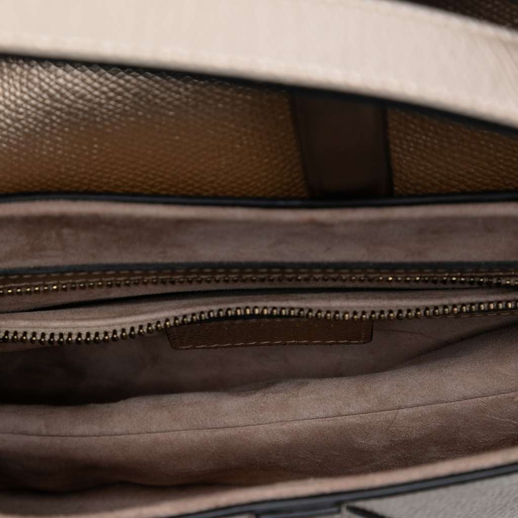 Dior Metallic Grained Calfskin Saddle Bag - 4