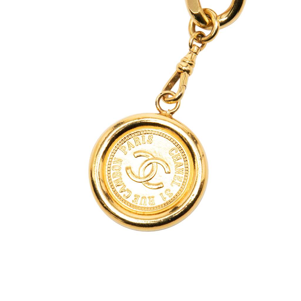 Chanel Gold Plated CC Medallion Chain Belt - 2