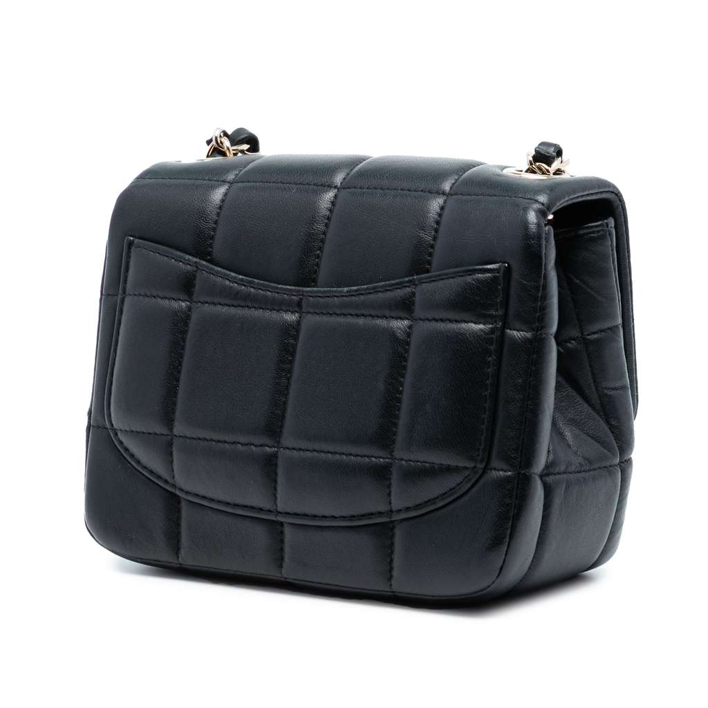 Chanel Mini Square Lambskin Resin Crystal Monacoco Flap - 2