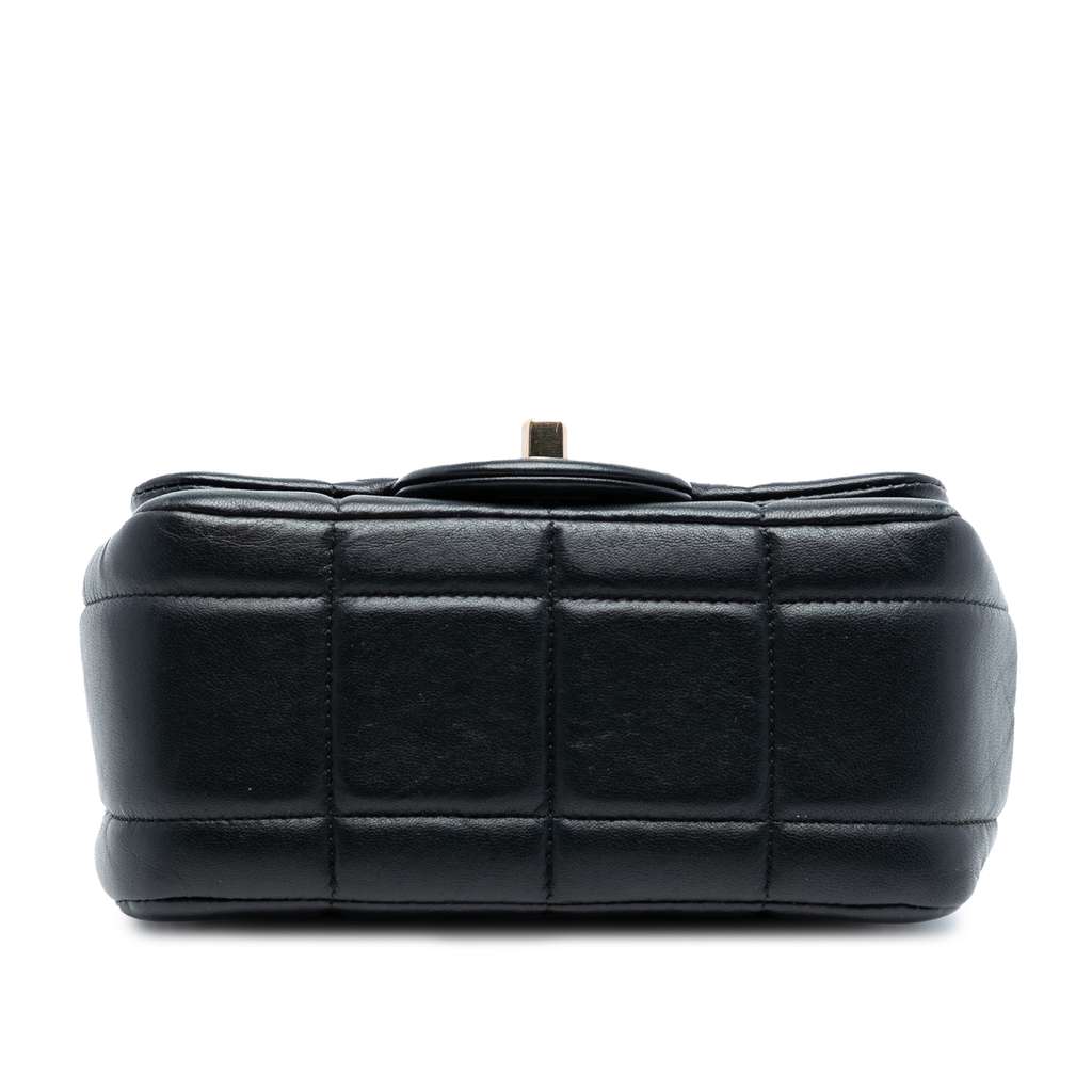 Chanel Mini Square Lambskin Resin Crystal Monacoco Flap - 3