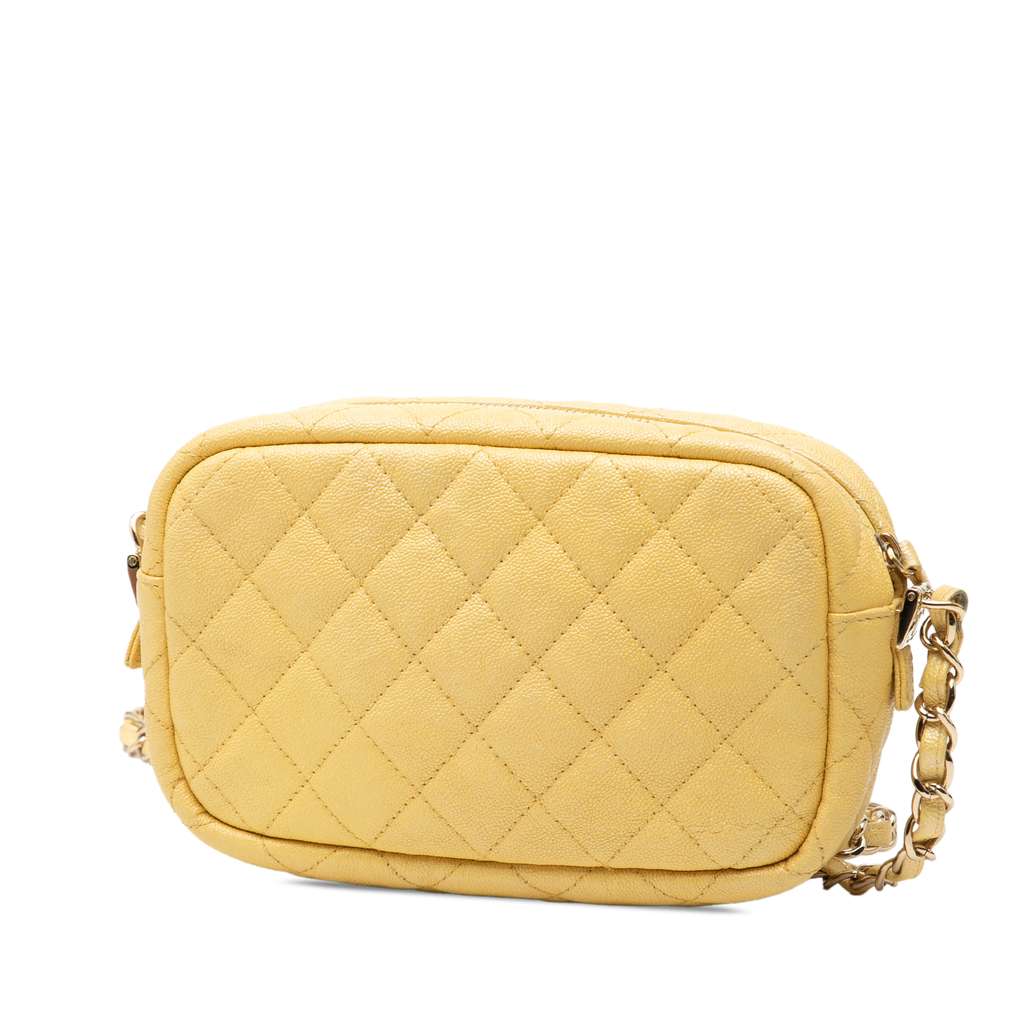 Chanel Mini Quilted Iridescent Caviar Camera Case - 2