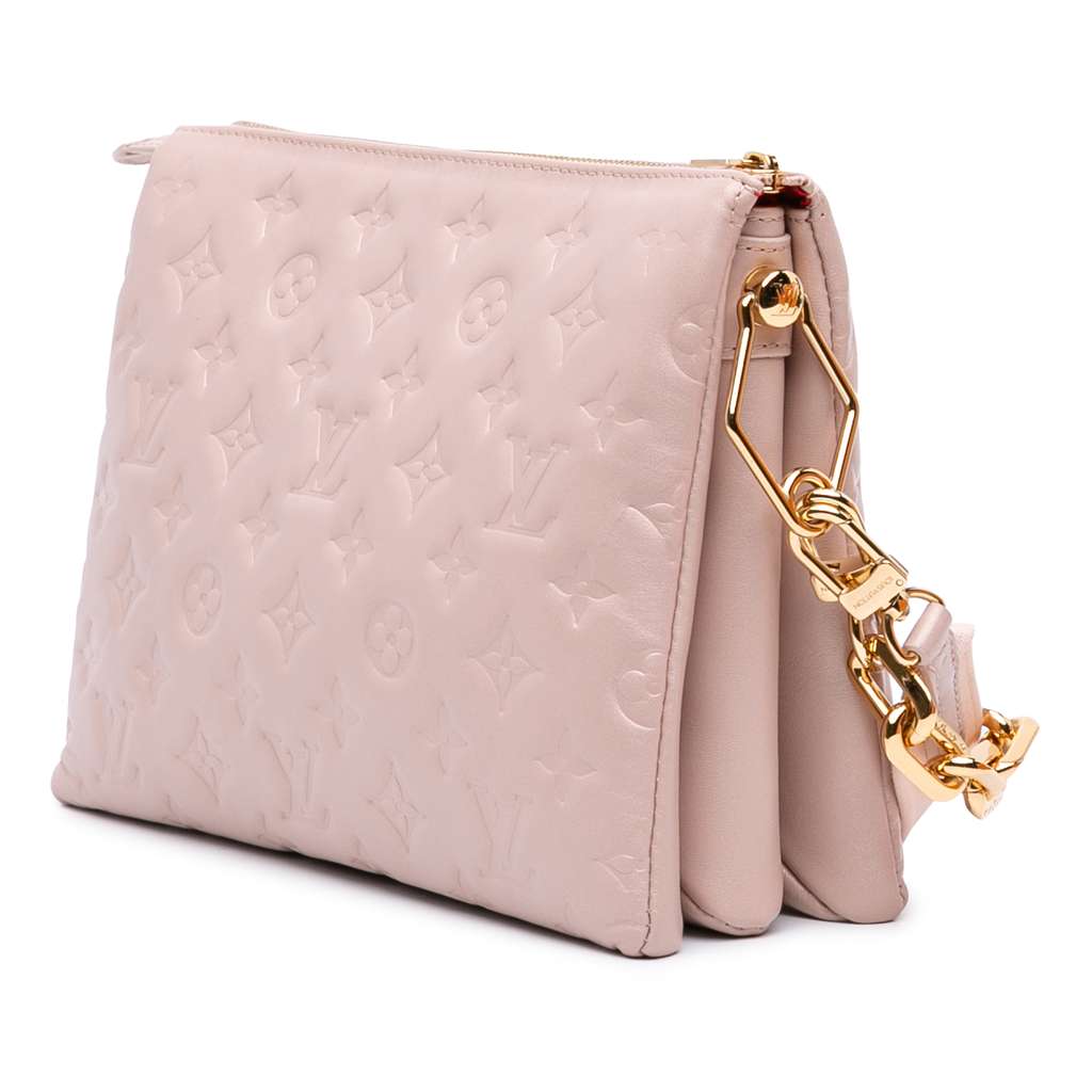 Louis Vuitton Monogram Embossed Puffy Lambskin Fall In Love Coussin PM - 2