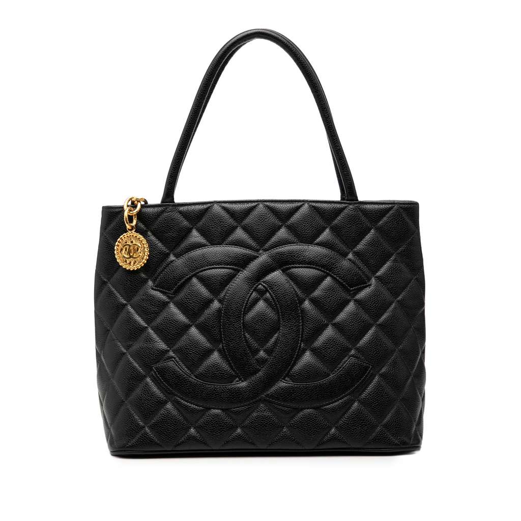 Chanel Caviar Medallion Tote