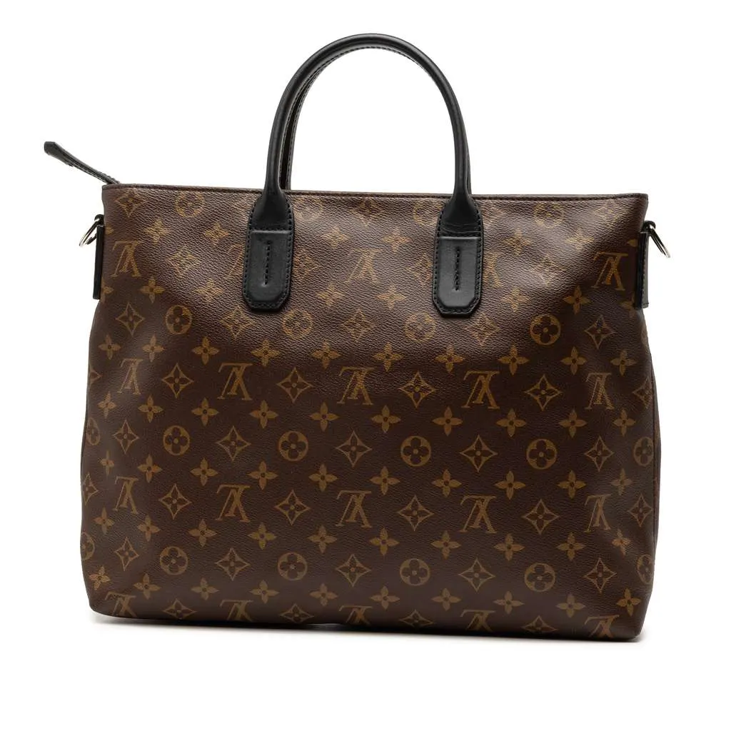 Louis Vuitton Monogram Macassar 7 Days A Week Brown Very good - Back View