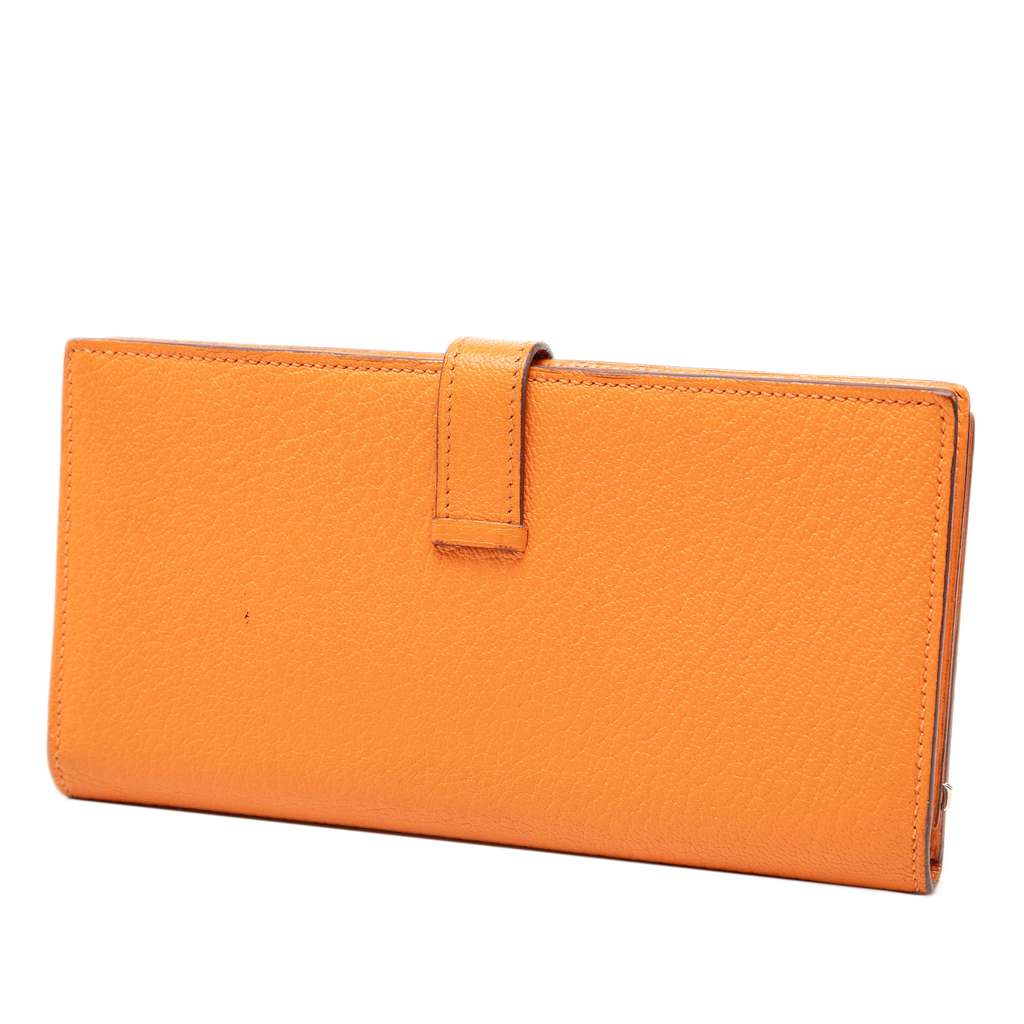Hermès Chevre Mysore Bearn Soufflet Long Wallet - 2