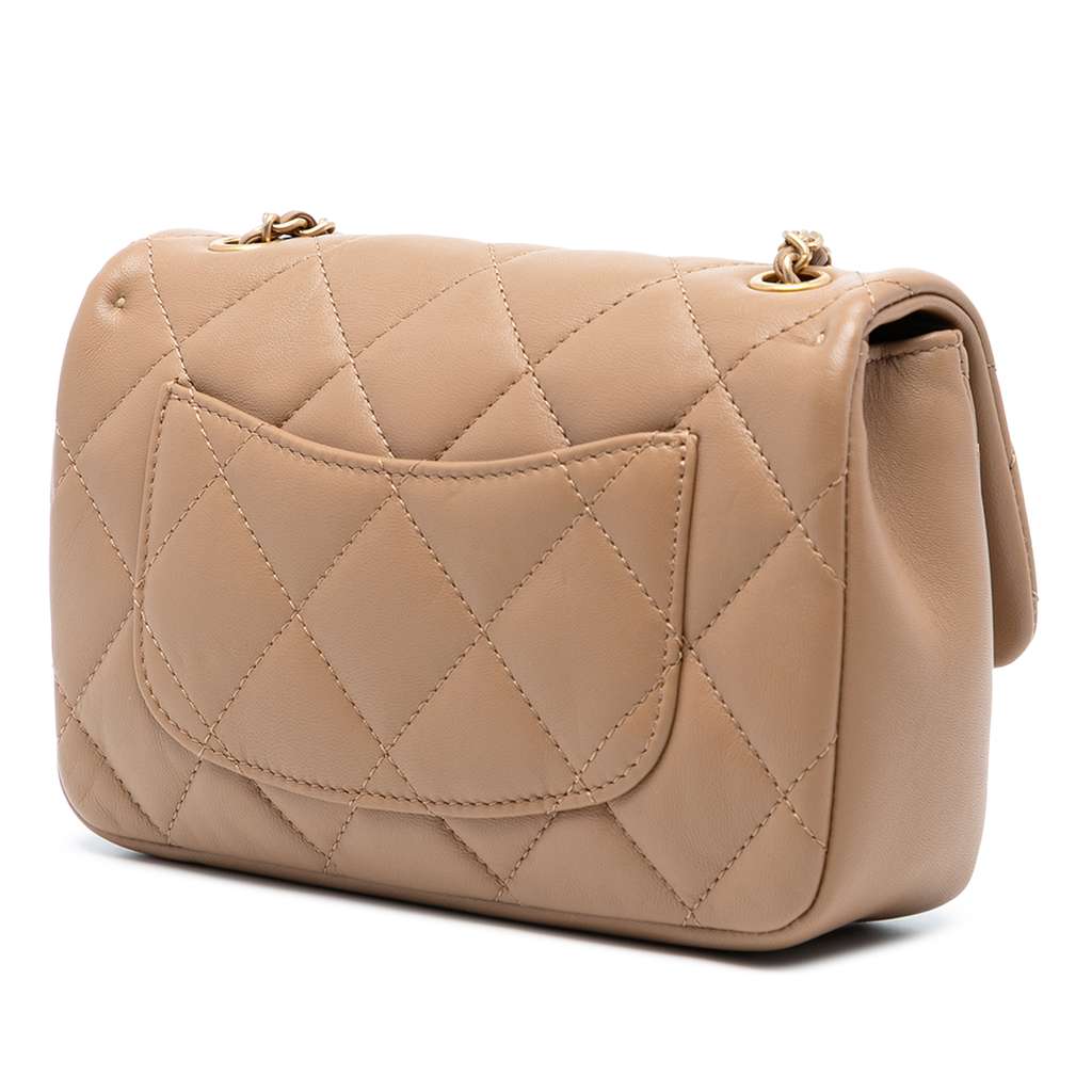 Chanel Mini Rectangular Quilted Lambskin Heart Charms Flap - 2