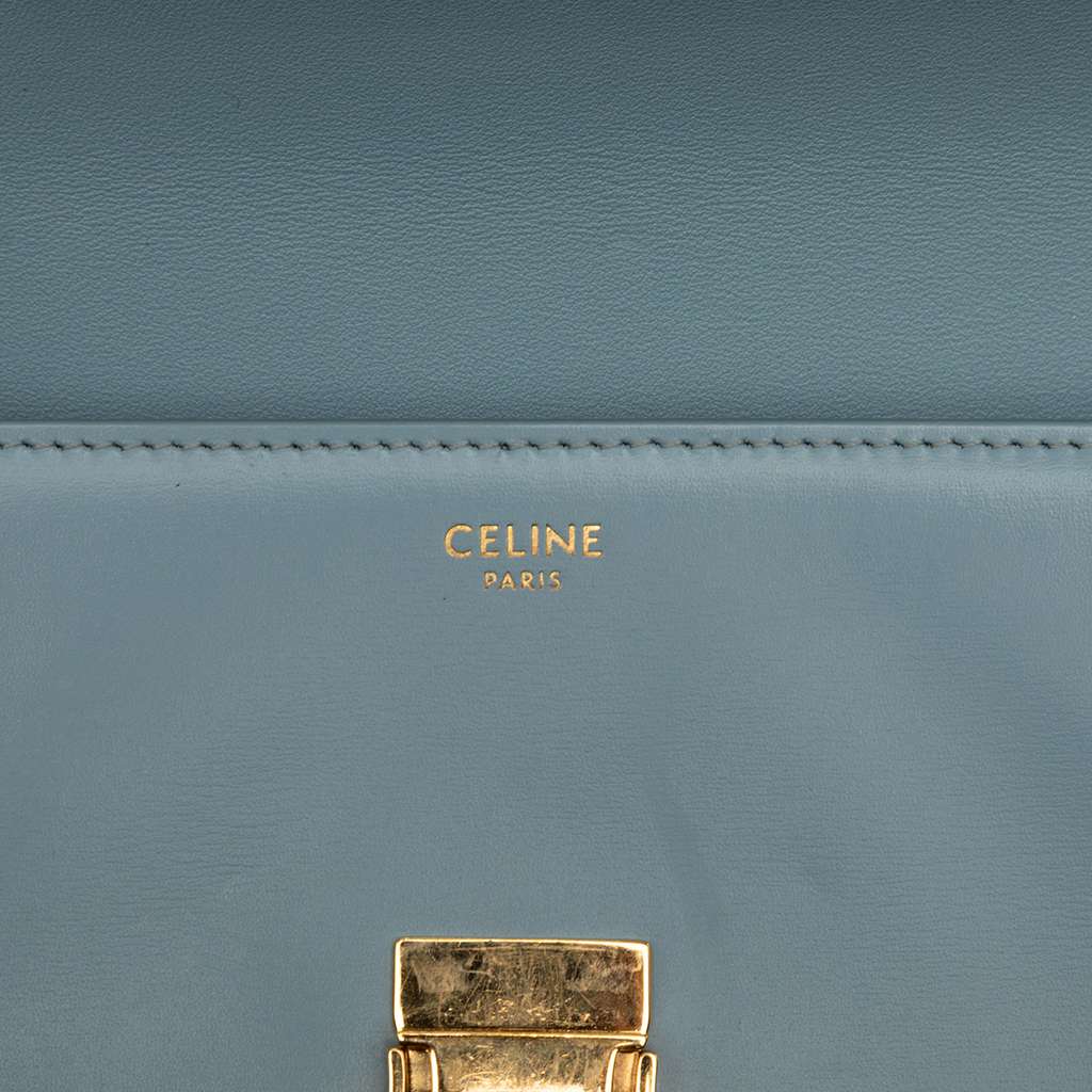 Celine Shiny Calfskin Claude Shoulder Bag - 5