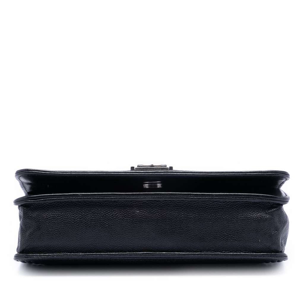 Chanel Quilted Caviar Boy Wallet on Chain - 3