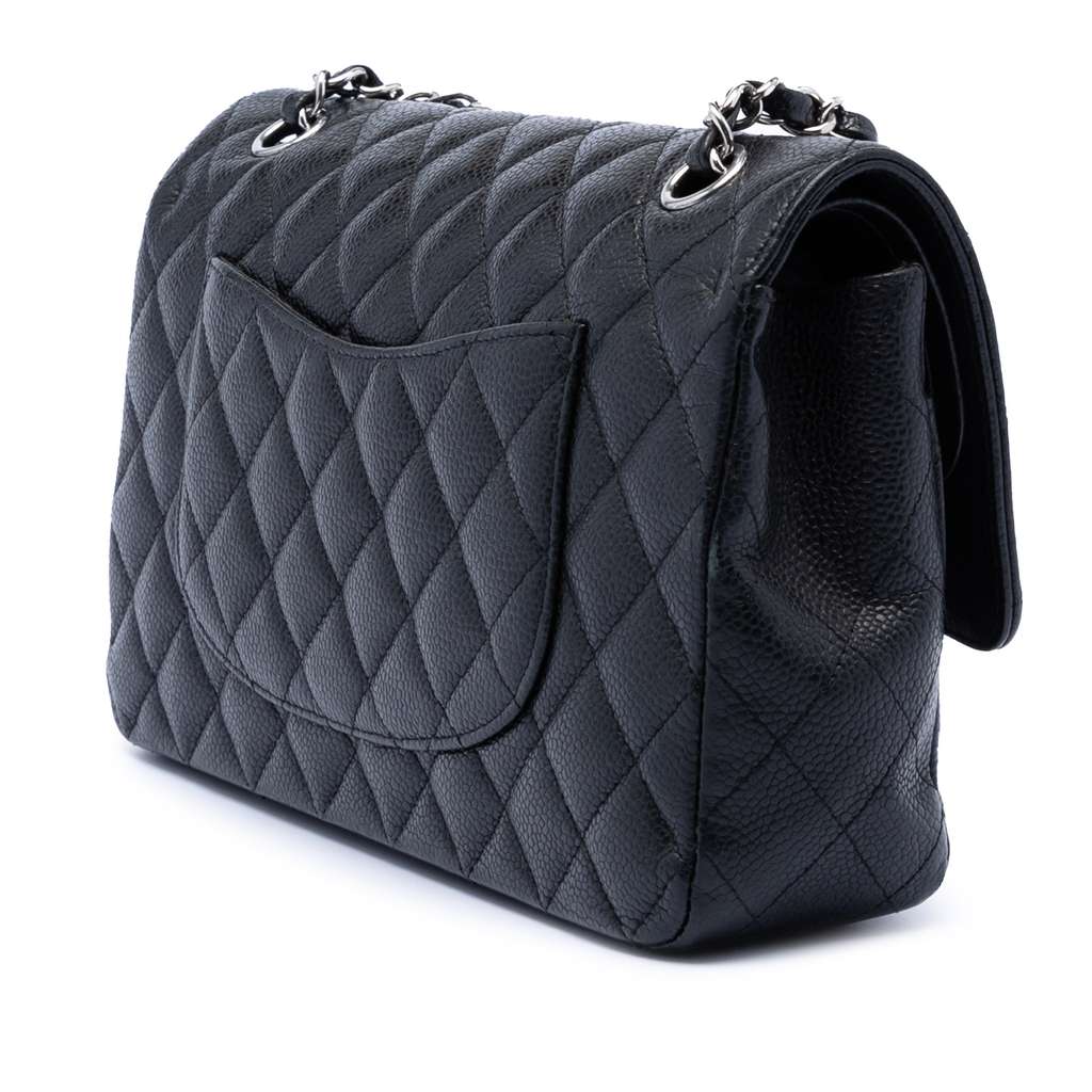 Chanel Medium Classic Caviar Double Flap - 2