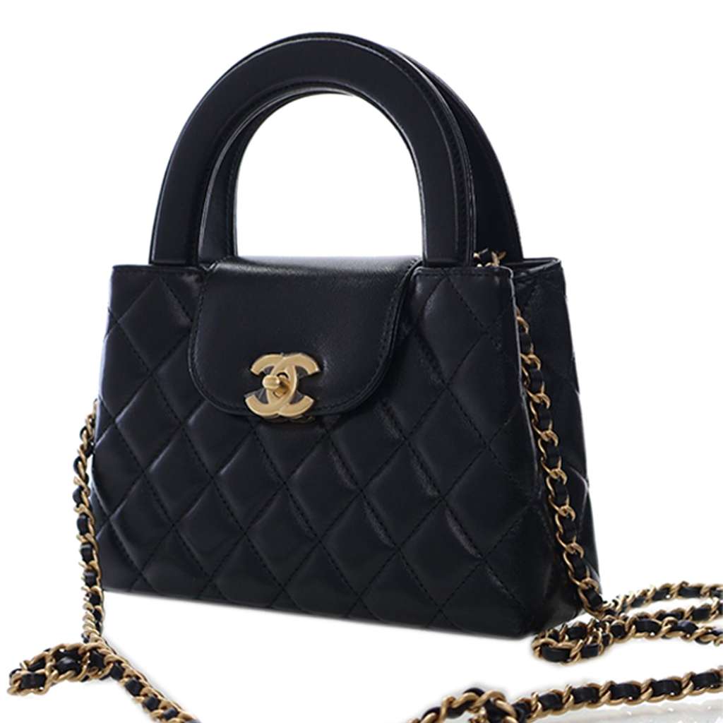 Chanel Nano Quilted Lambskin Kelly Shopper Bag - 3