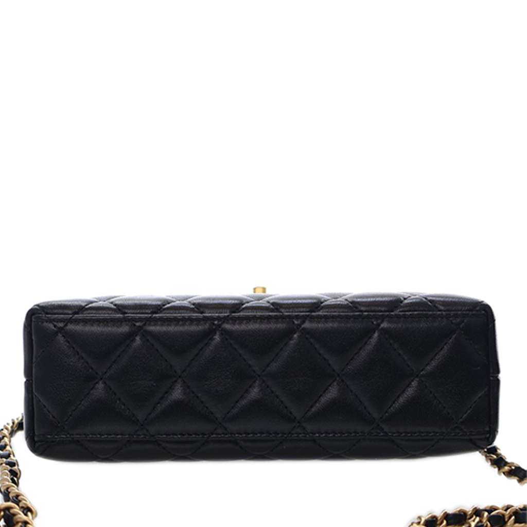 Chanel Nano Quilted Lambskin Kelly Shopper Bag - 5