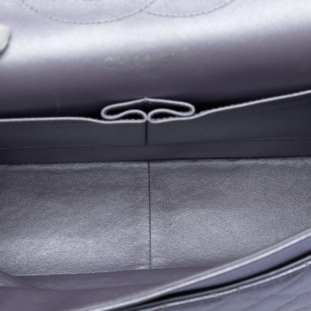 Chanel Jumbo Classic Metallic Lambskin Double Flap - 4