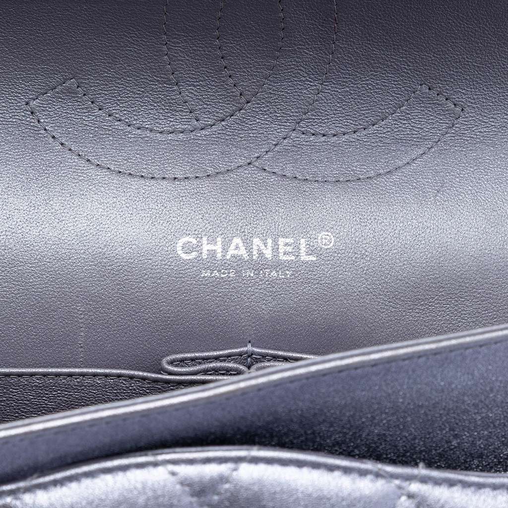 Chanel Jumbo Classic Metallic Lambskin Double Flap - 5