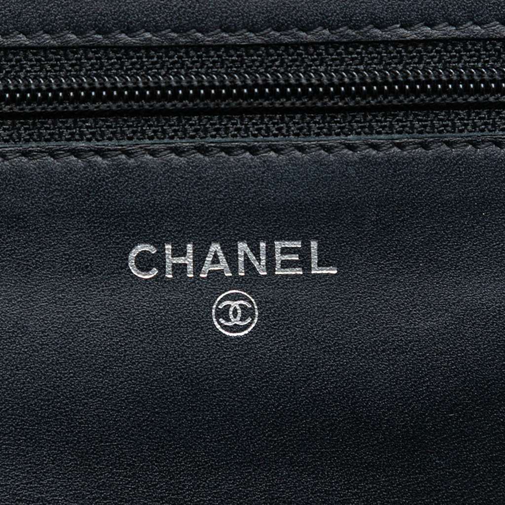 Chanel CC Caviar Wallet On Chain - 5