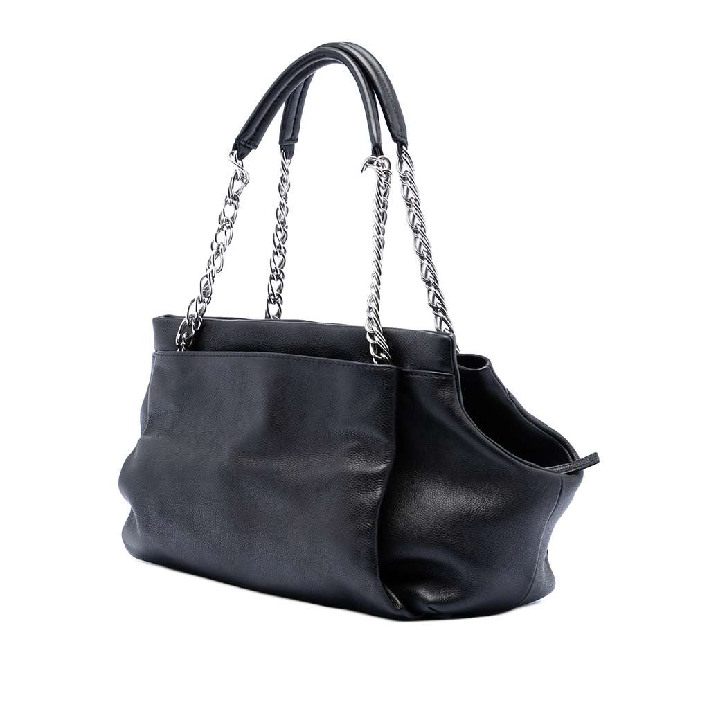 Chanel CC Caviar Tuck Tote - 2
