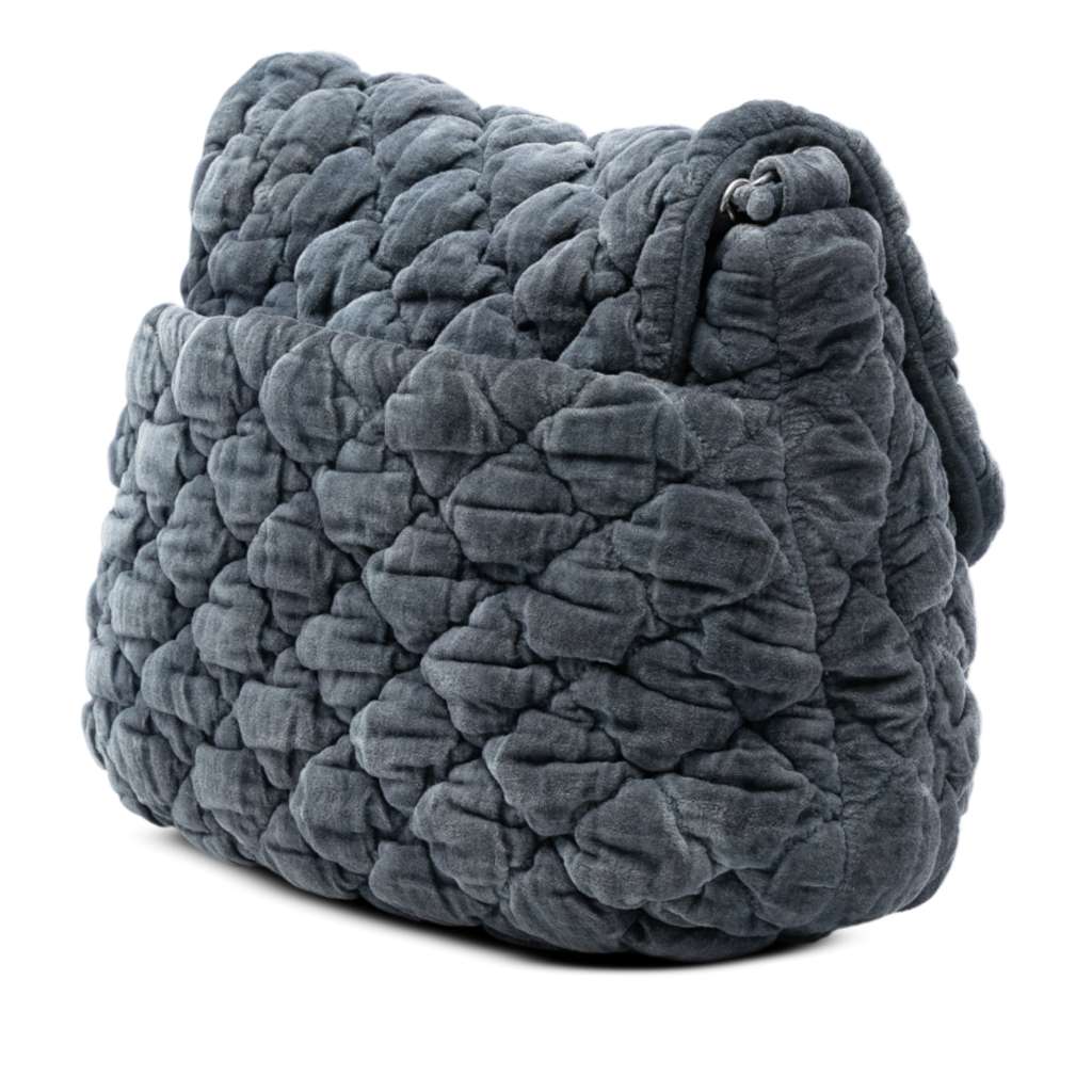 Chanel Paris Moscou Bubble Quilted Velvet Flap - 2