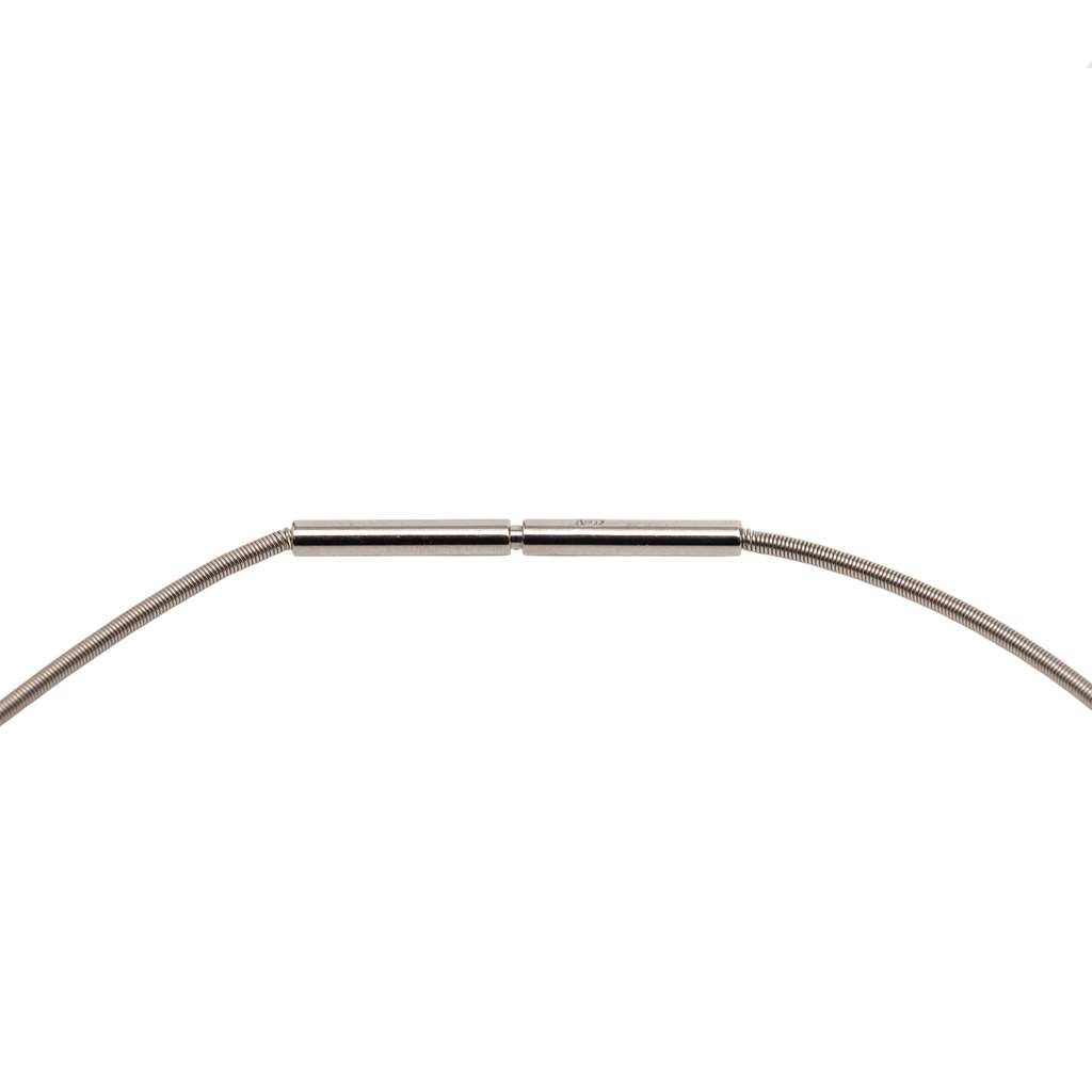 Hermès Palladium Plated Enamel Cage D H Pendant Necklace - 5