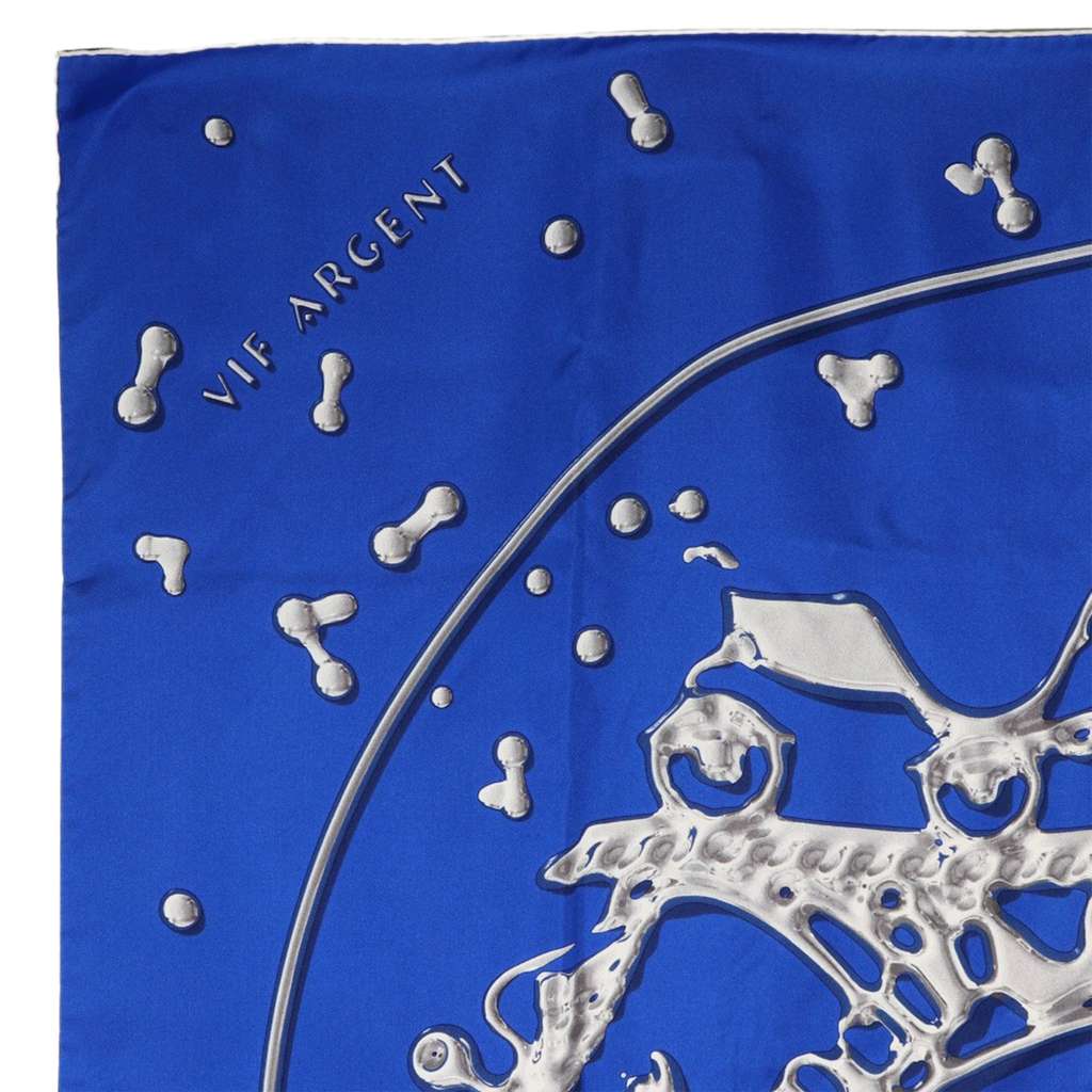 Hermès Vif Argent Silk Scarf 90 - 2