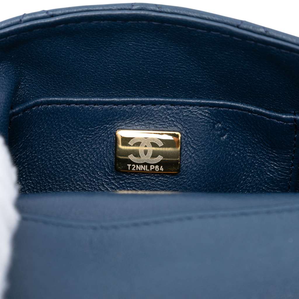 Chanel Mini Quilted Lambskin CC Crystal Full Flap - 5