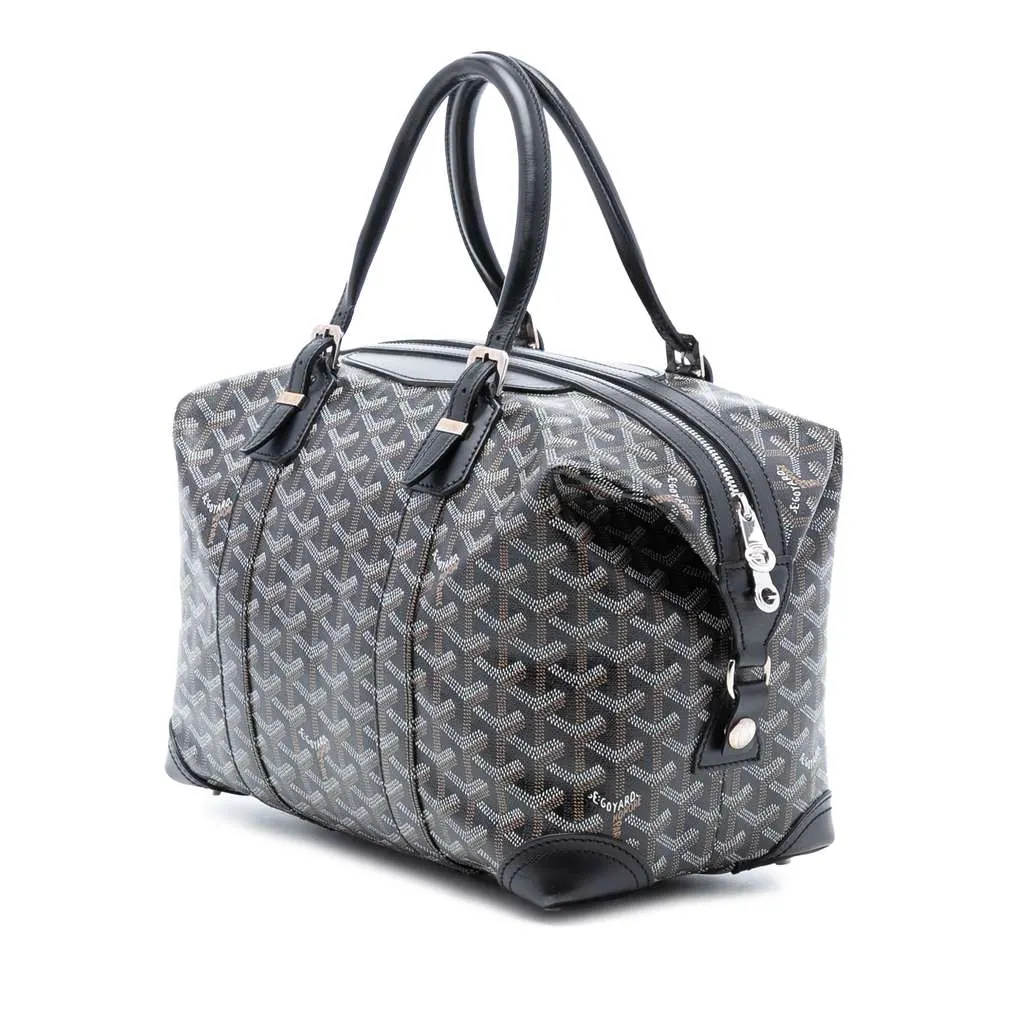 Goyard Goyardine Boeing 30 Black Canvas Very good - Back View
